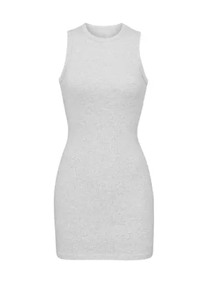 Cotton Rib Tank Dress