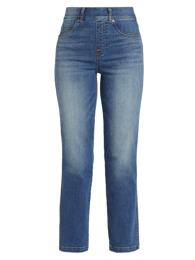 Straight-Leg Ankle Jeans