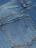 Straight-Leg Ankle Jeans