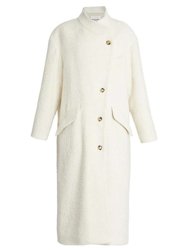 Sabine Oversized Wool Maxi Coat