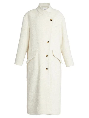 Sabine Oversized Wool Maxi Coat