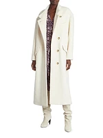 Sabine Oversized Wool Maxi Coat