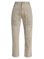 Cooper High-Rise Rigid Straight Cargo Jeans
