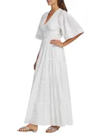 Naru Cotton Voile Maxi Dress