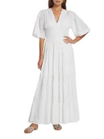 Naru Cotton Voile Maxi Dress