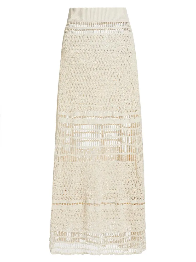 Annisa Cotton Knit Maxi Skirt