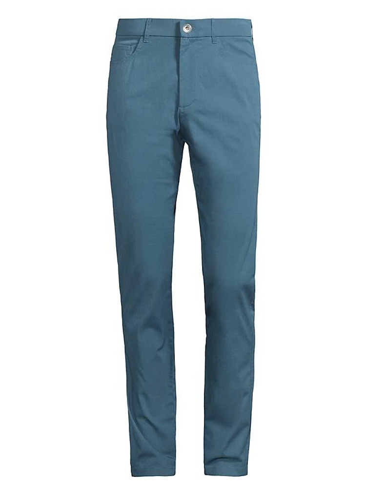 Amagansett Stretch-Cotton 5-Pocket Pants