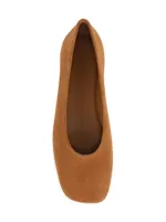 Leah 9MM Leather Ballet Flats