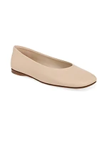 Leah 9MM Leather Ballet Flats