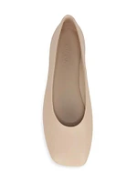 Leah 9MM Leather Ballet Flats