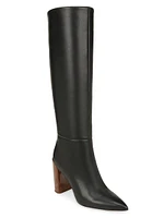 Pilar 98MM Leather Knee-High Boots