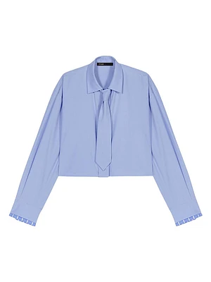 Shirt with Removable Tie