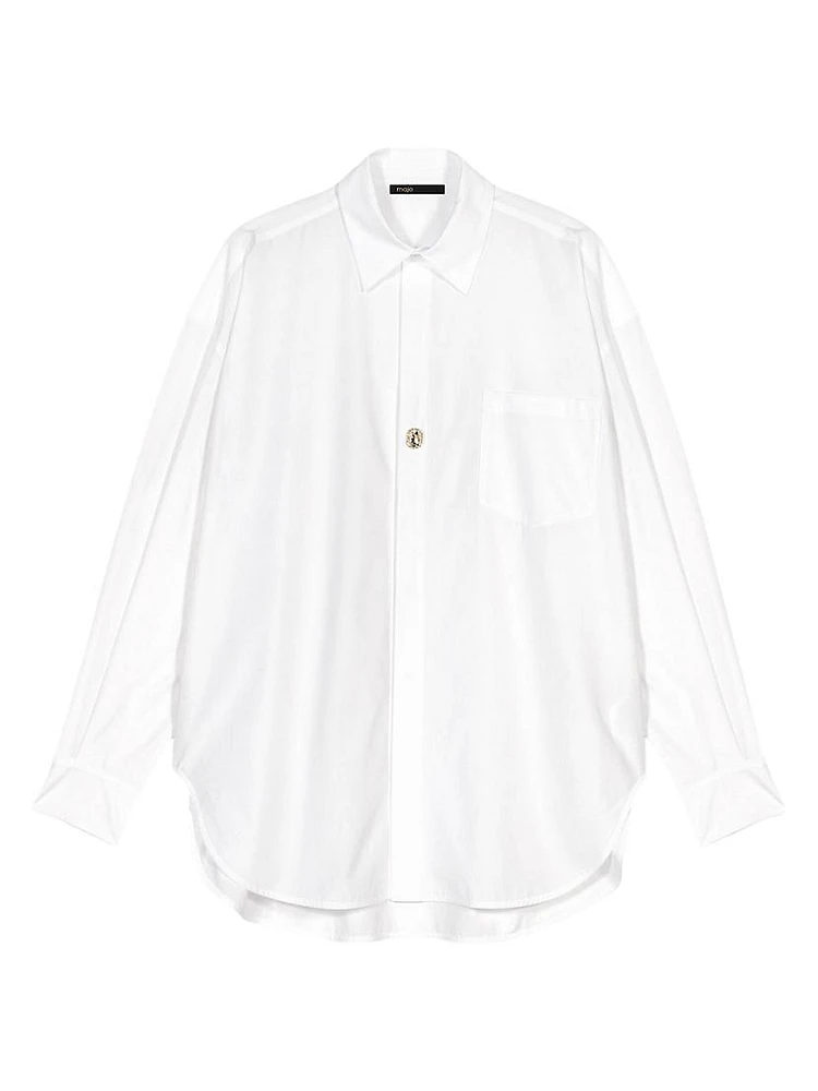 Oversized Poplin Shirt