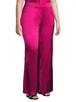 Sofia Palazzo Silk Pants