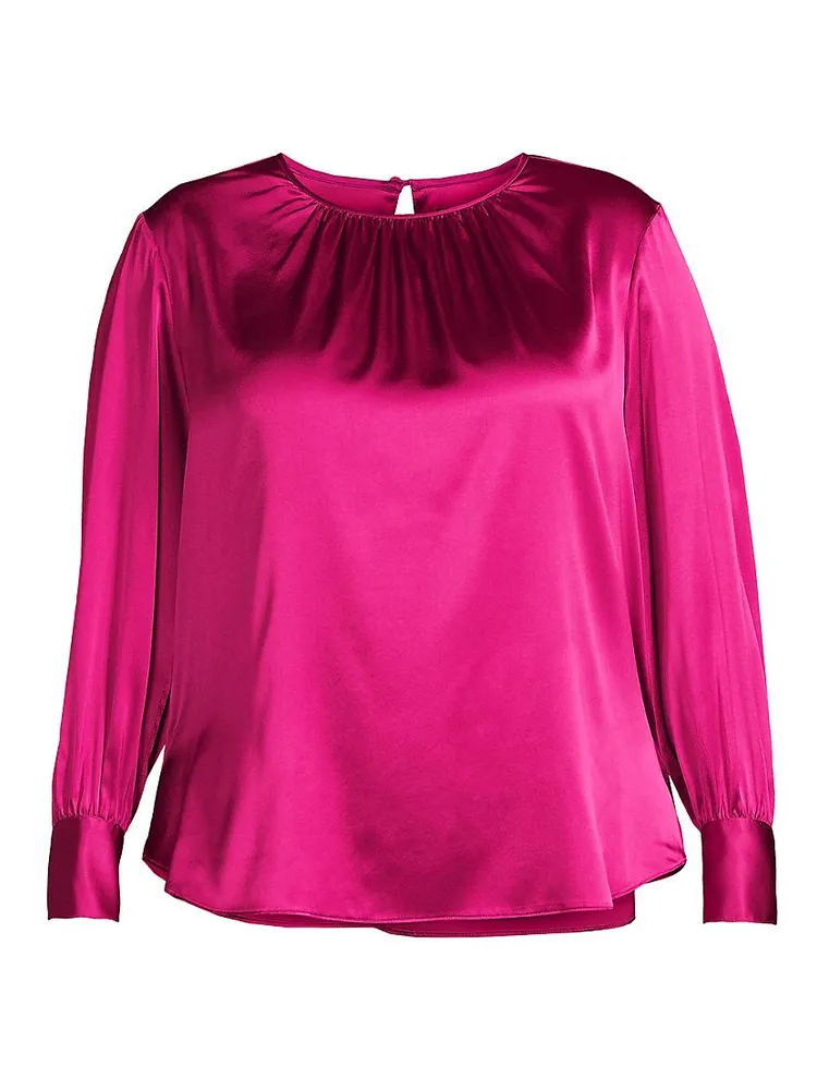 Mimosa Stretch Silk Blouse