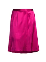 Bellini Silk Midi-Skirt