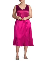 Bellini Silk Midi-Skirt