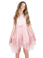 Little Girl's Sadie Glittery Tulle Dress