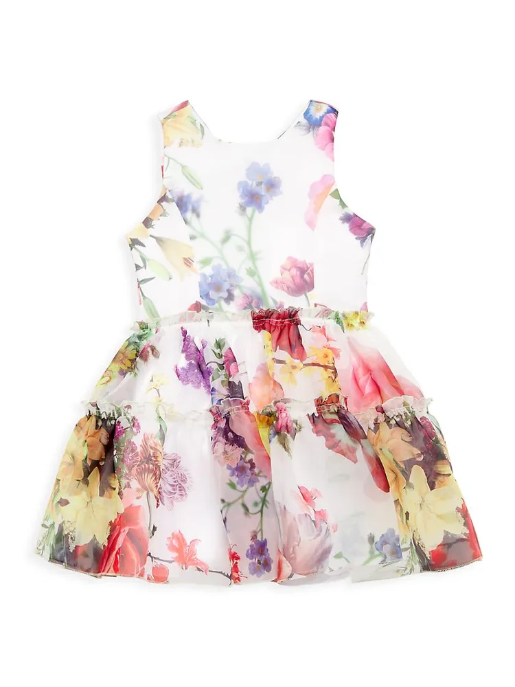 Little Girl's Becky Floral Organza Dress