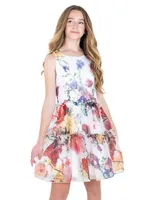 Little Girl's Becky Floral Organza Dress