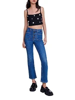 Diamanté Crop Top