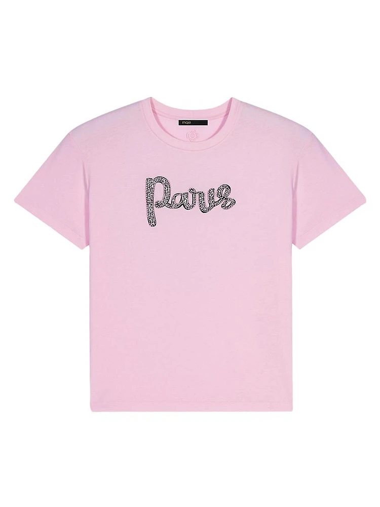 Paris Diamanté T-Shirt