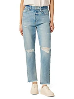 The Honor High-Rise Ankle-Crop Stretch Jeans