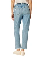 The Honor High-Rise Ankle-Crop Stretch Jeans