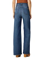 The Goldie High-Rise Stretch Palazzo Jeans