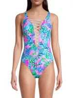 Isle Lattice One-Piece Swimsuit