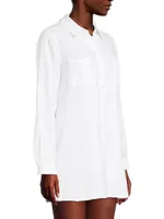 Sea View Linen Cover-Up Tunic