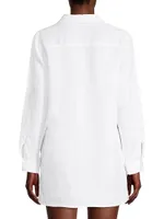 Sea View Linen Cover-Up Tunic