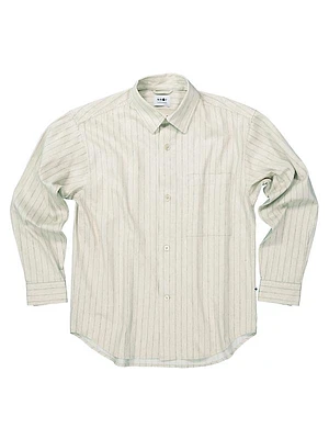 Adwin Striped Linen Button-Up