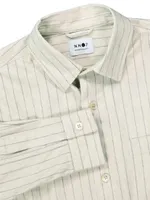 Adwin Striped Linen Button-Up