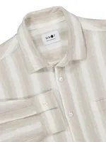 Deon Striped Button-Front Shirt