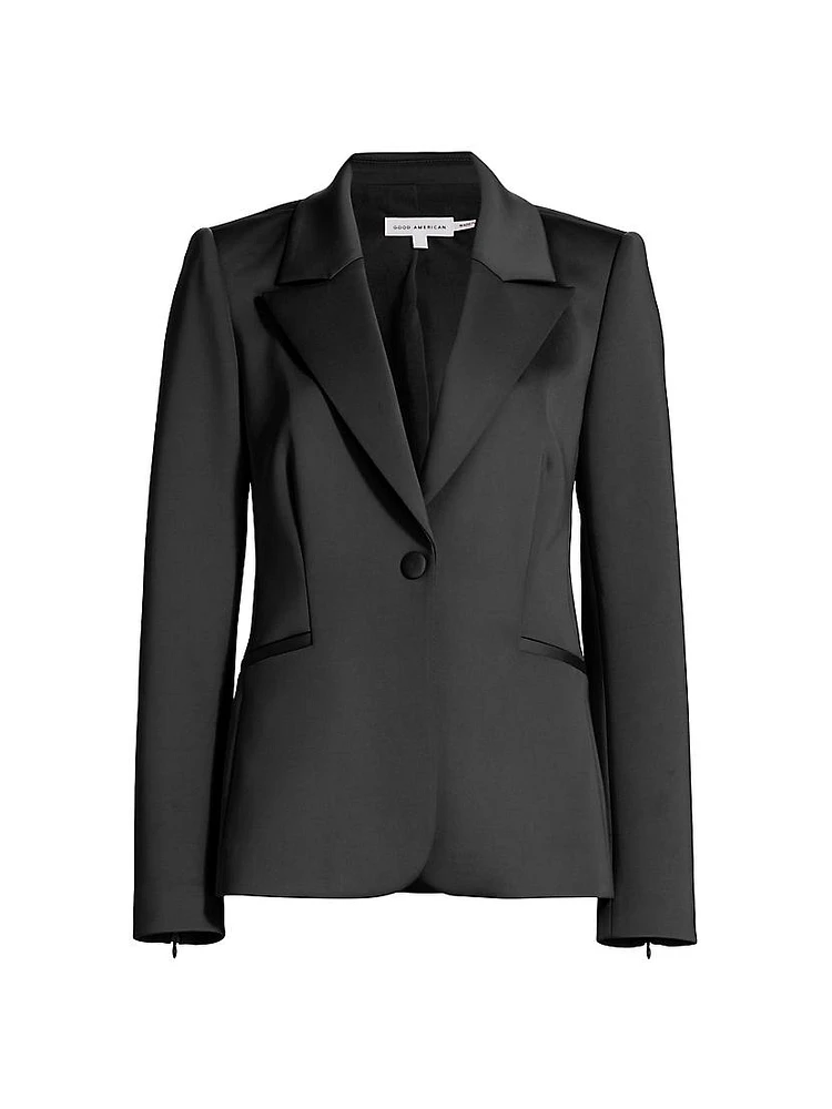 Single-Button Scuba Blazer