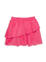 Little Girl's & Remi Double Ruffle Skirt