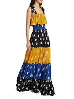 Dotun Tiered Sleeveless Maxi Dress