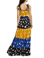 Dotun Tiered Sleeveless Maxi Dress