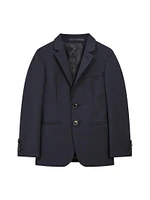 Little Boy's & Wool Single-Breasted Blazer