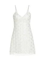 Daisy Sequin Gracen Beaded Minidress