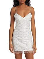 Daisy Sequin Gracen Beaded Minidress