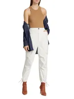 Luci Drawstring Poplin Pants