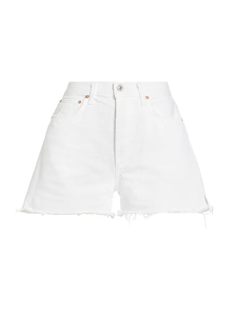 Marlow High-Rise Cut-Off Denim Shorts