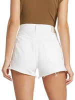 Marlow High-Rise Cut-Off Denim Shorts