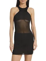 Elaine Semi-Sheer Minidress