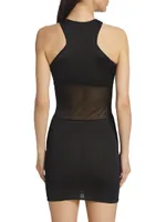 Elaine Semi-Sheer Minidress