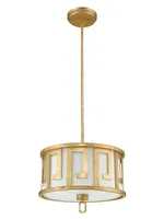 Lemuria 2-Light Pendant to Semi-Flush Mount