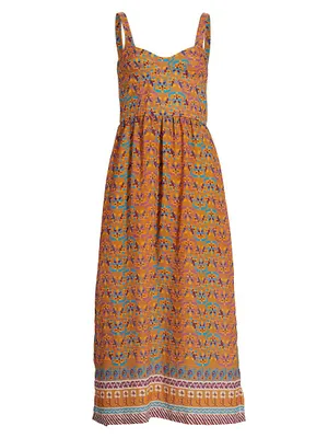 Beatriz Geometric Midi-Dress