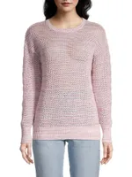 Relaxed Open-Stitch Sweater